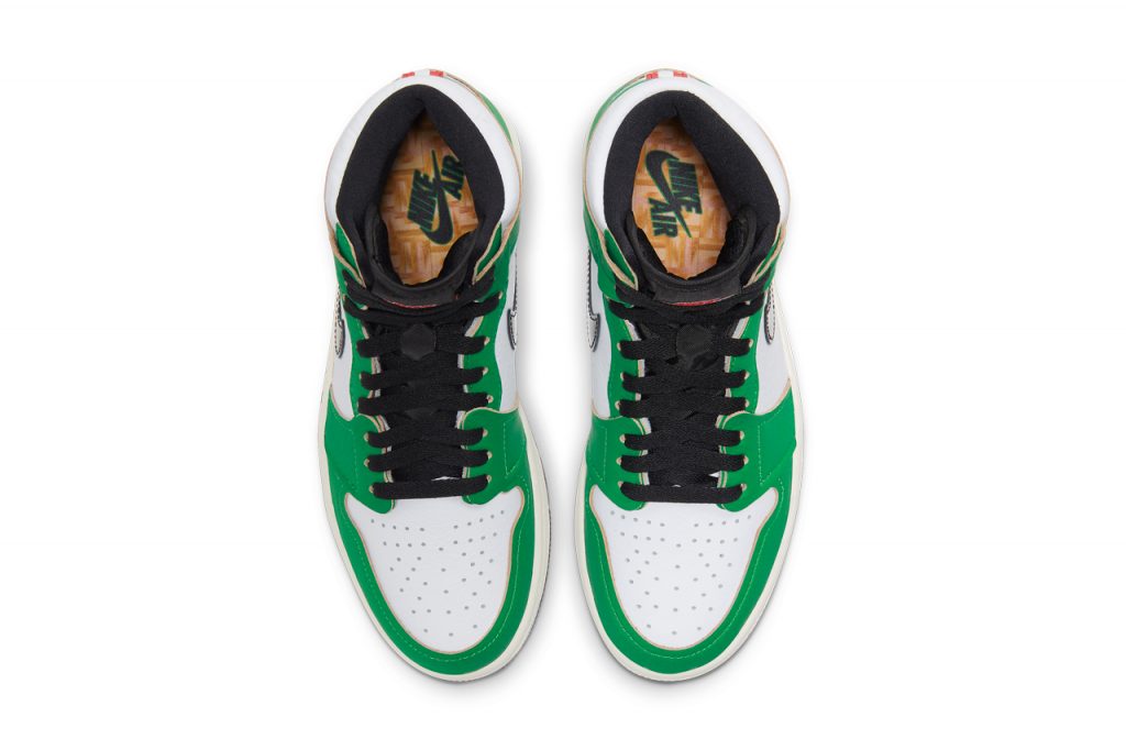 aj1 lucky green low